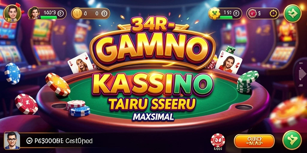 Tampilan menarik dari gameplay Kasino 34R yang seru.