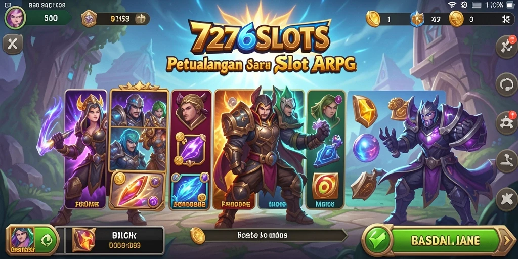Tangkapan layar gameplay 7276SLOTS yang memukau dan penuh aksi.