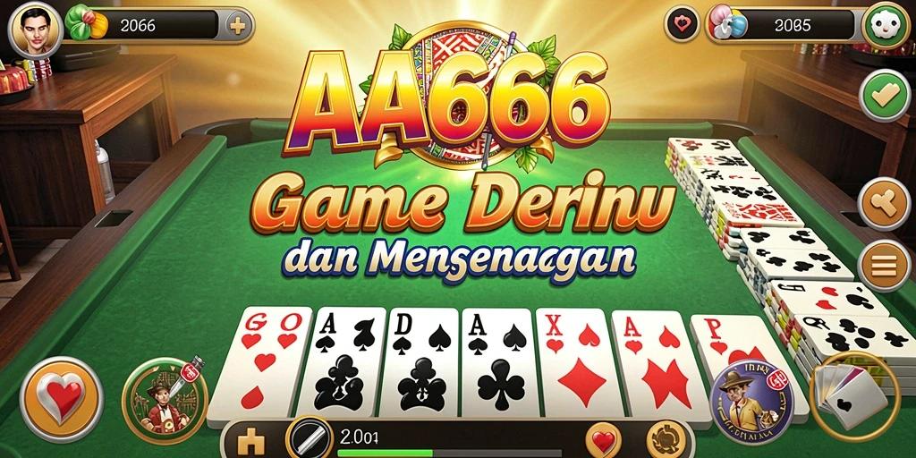 Screenshot gameplay AA666 yang menampilkan momen seru permainan domino.