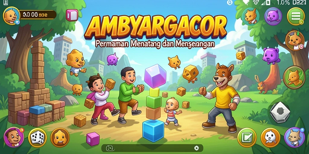 Screenshot gameplay AMBYARGACOR menampilkan tantangan Puzzle yang seru.