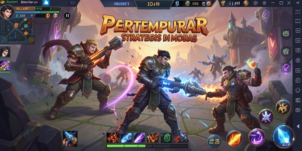 Screenshot gameplay BIOLABET yang menunjukkan aksi pertempuran seru di arena.