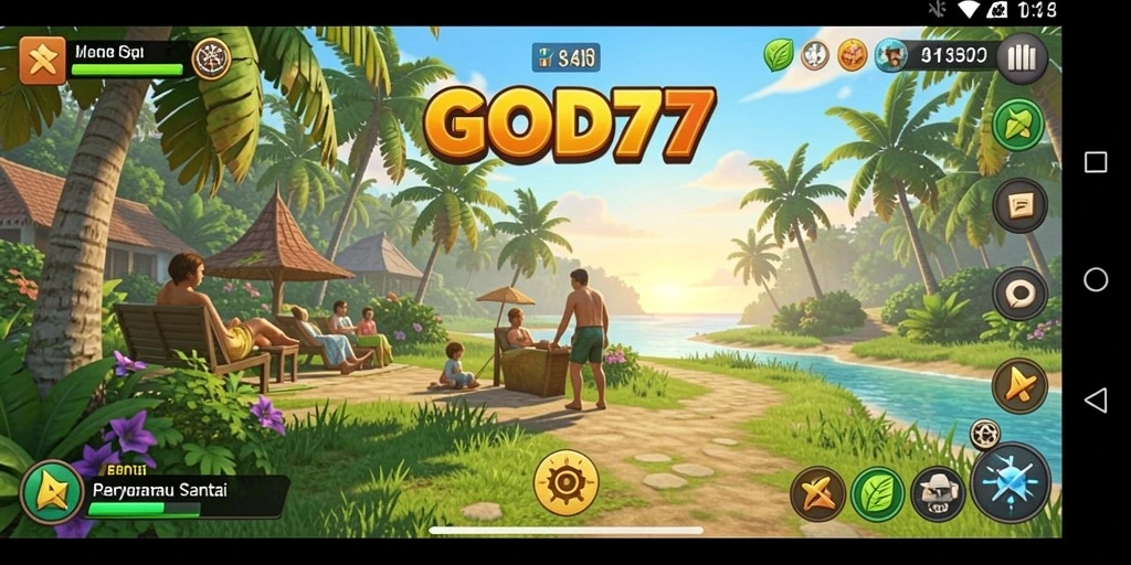 Tangkapan layar gameplay GOD77 yang seru dan penuh warna.