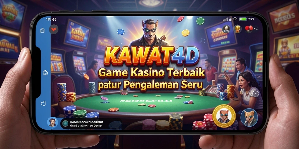 Tampilan menarik dari gameplay KAWAT4D yang menggugah semangat bermain kasino.
