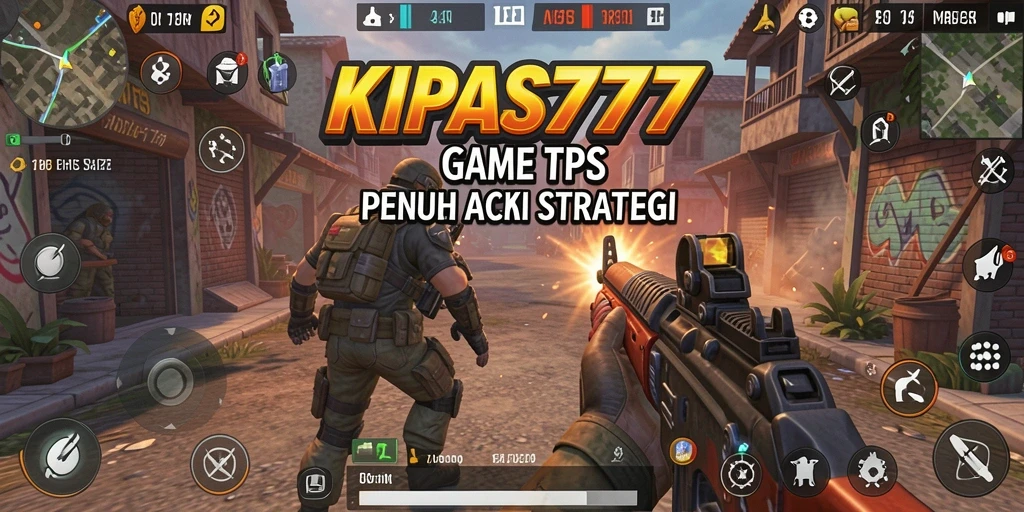 Screenshot KIPAS777 menunjukkan aksi seru dalam game TPS.