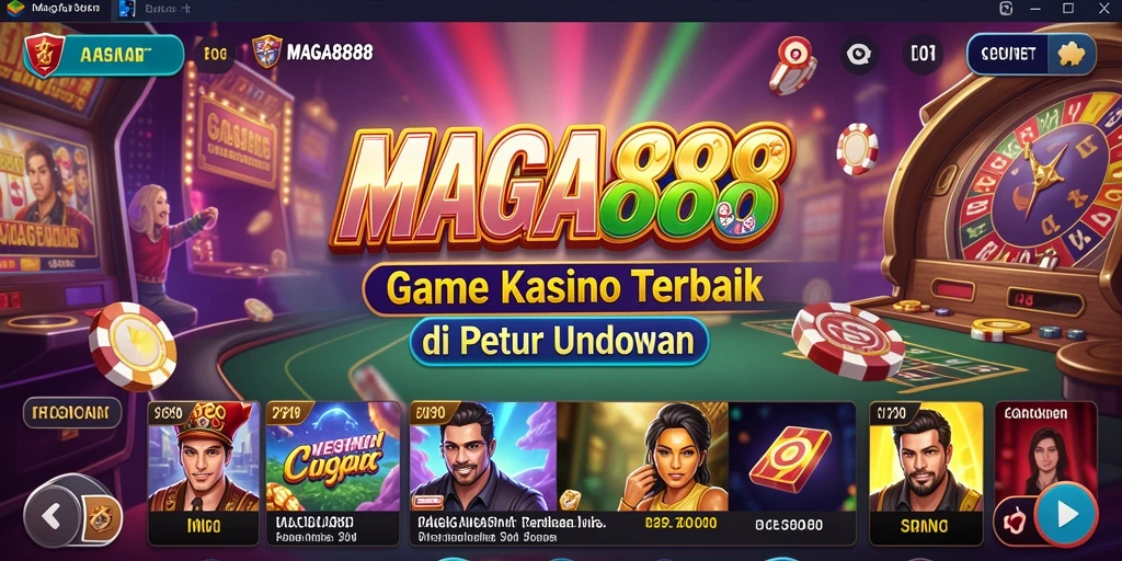 Tangkapan layar MAGA888 yang menampilkan gameplay kasino yang seru.