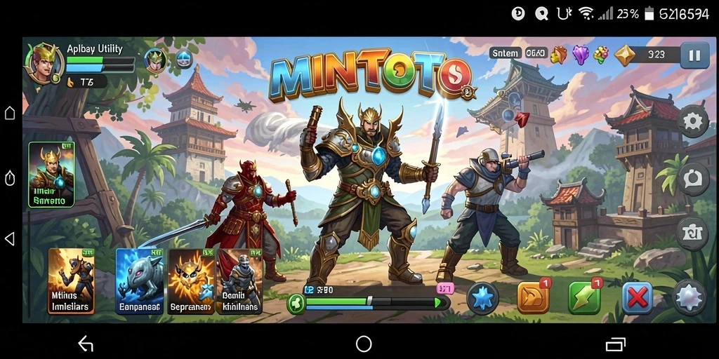 Tampilan utama MINTOTO dengan fitur pengingat dan catatan.