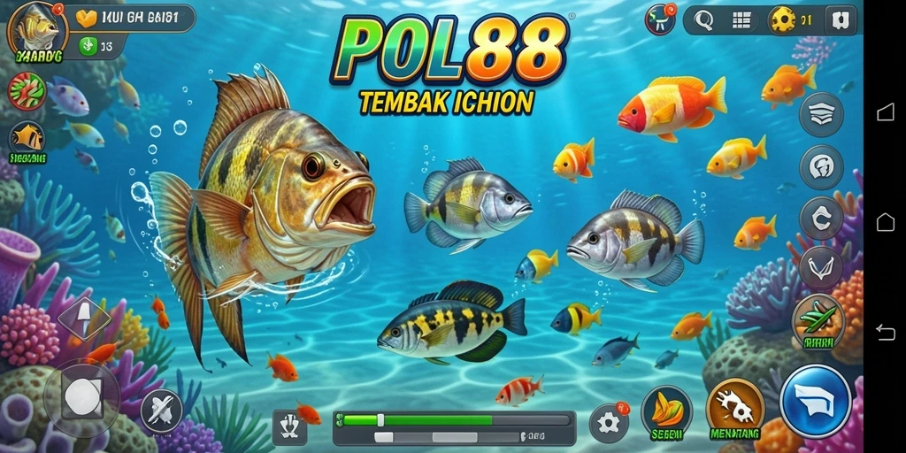 Tampilan menarik saat menangkap ikan di POL88.