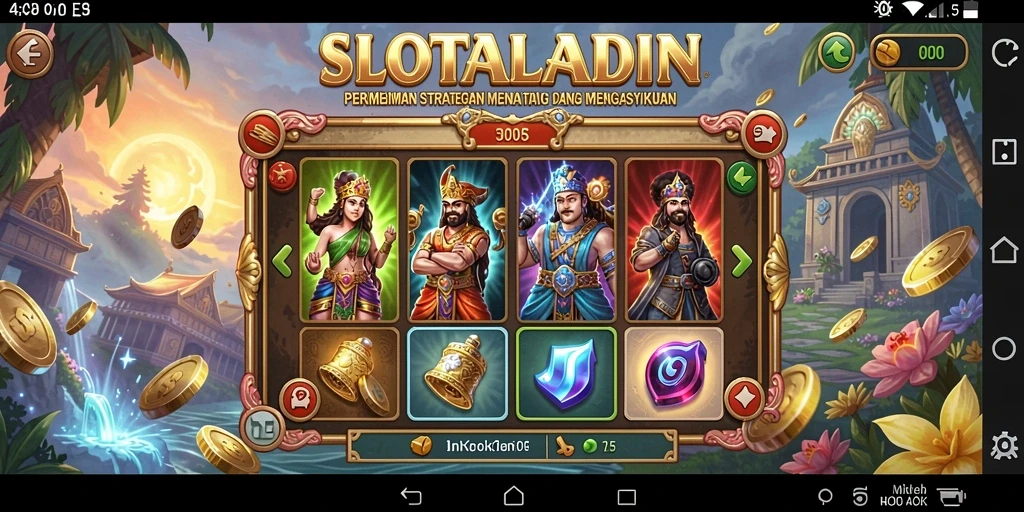 Tangkapan layar utama menunjukkan gameplay strategis yang mendebarkan.